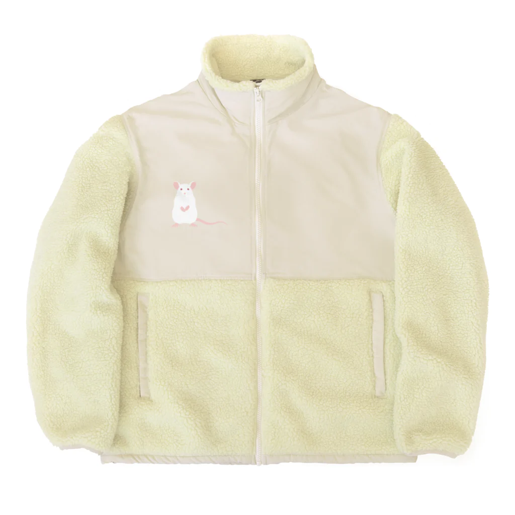 rurumoon🌙のネズミ Boa Fleece Jacket