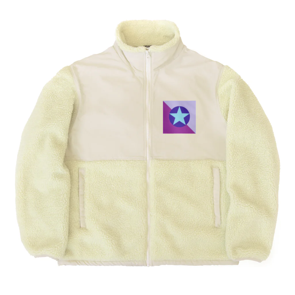 みょん-みょんのキラッキラの流れ星５ｋ Boa Fleece Jacket
