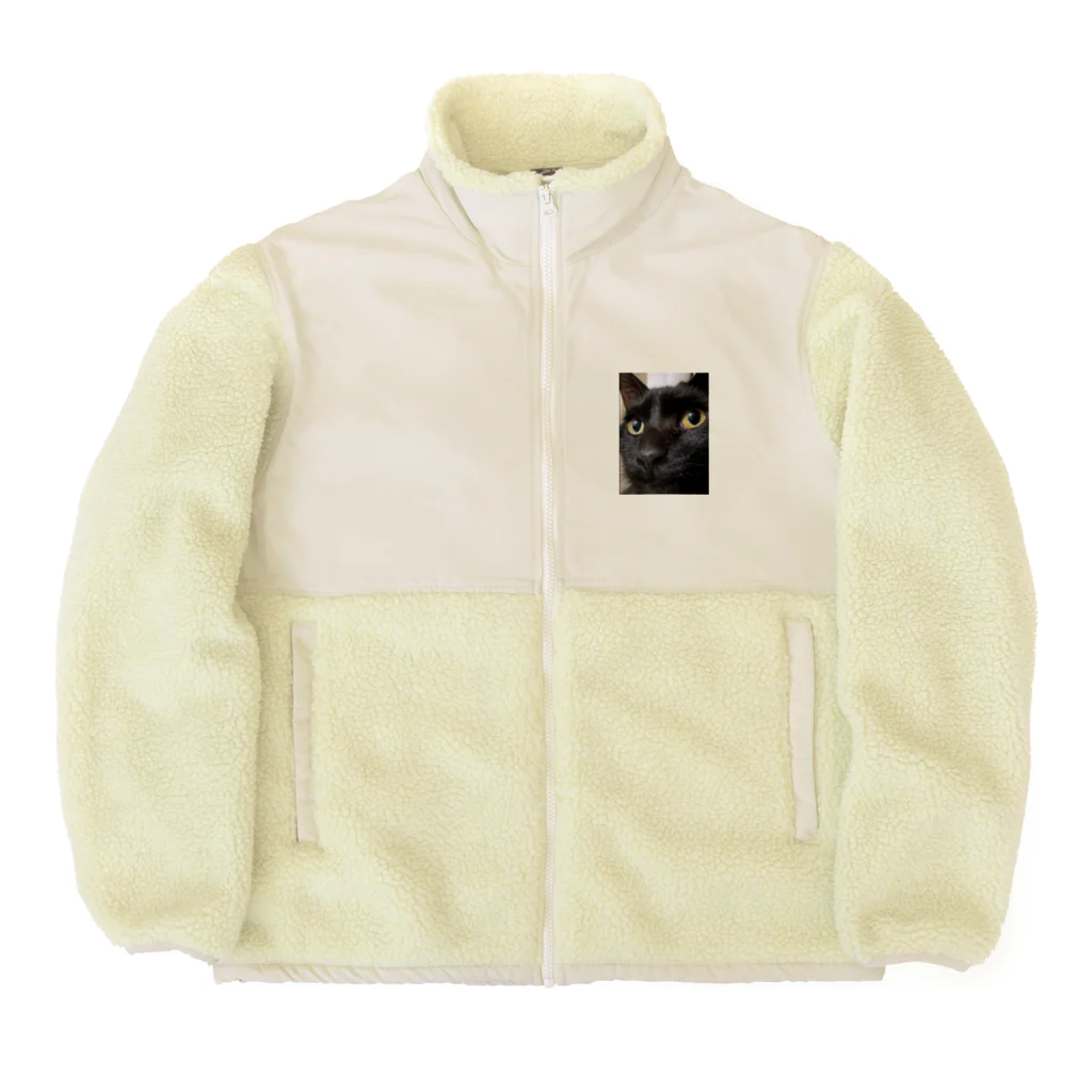 サンサウンドの黒猫天ちゃん Boa Fleece Jacket