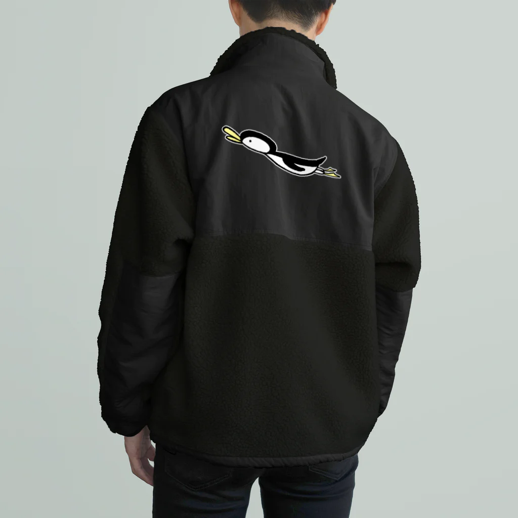 空とぶペンギン舎のFlying penguins Boa Fleece Jacket