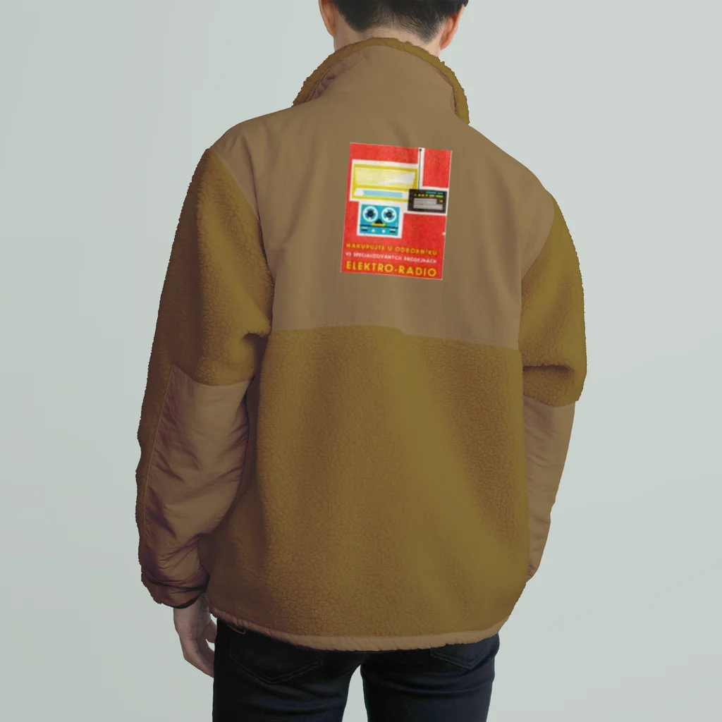 YS VINTAGE WORKSのチェコ　ラジカセ Boa Fleece Jacket