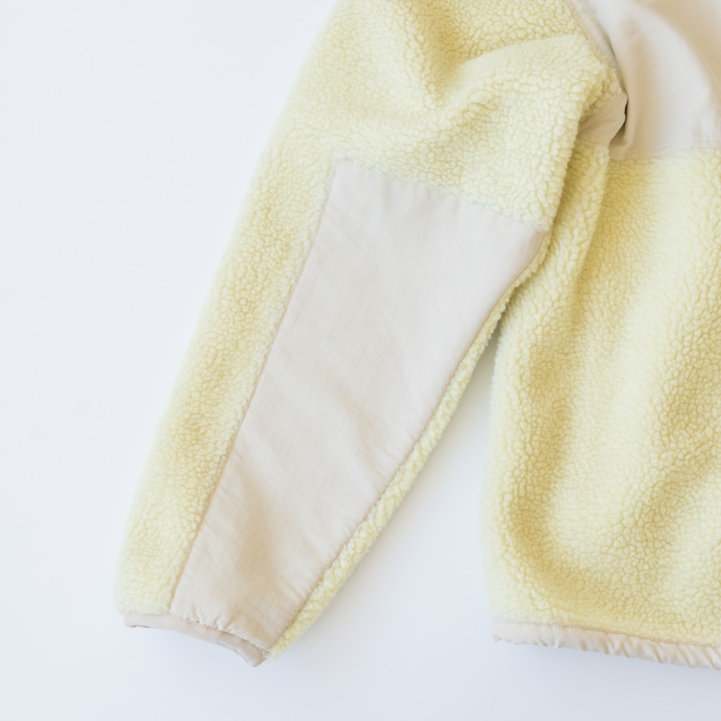SUIMINグッズのお店のさそうねこ（プリントカラー：クリーム） Boa Fleece Jacket
