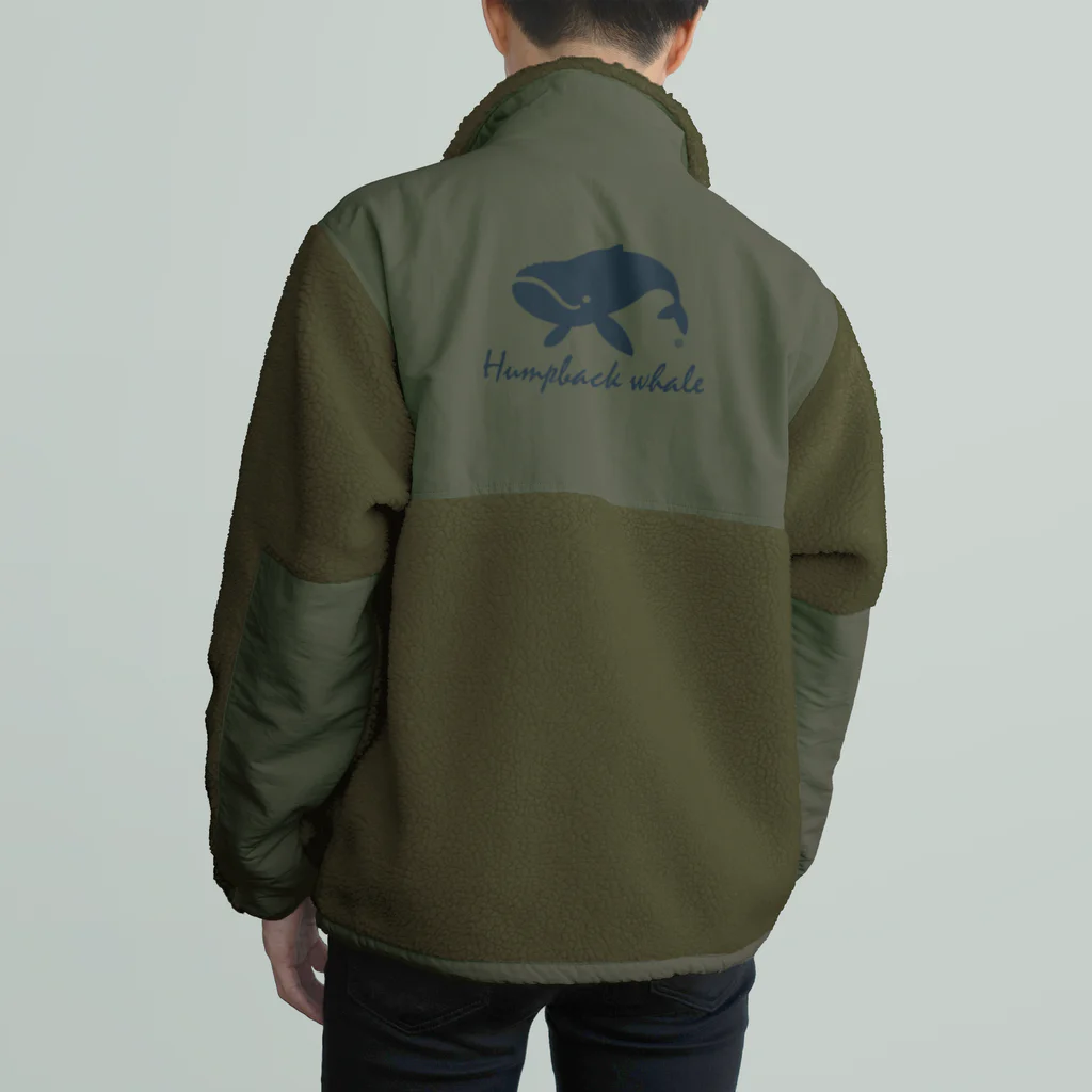 Atelier Pomme verte のHumpback whale22 Boa Fleece Jacket