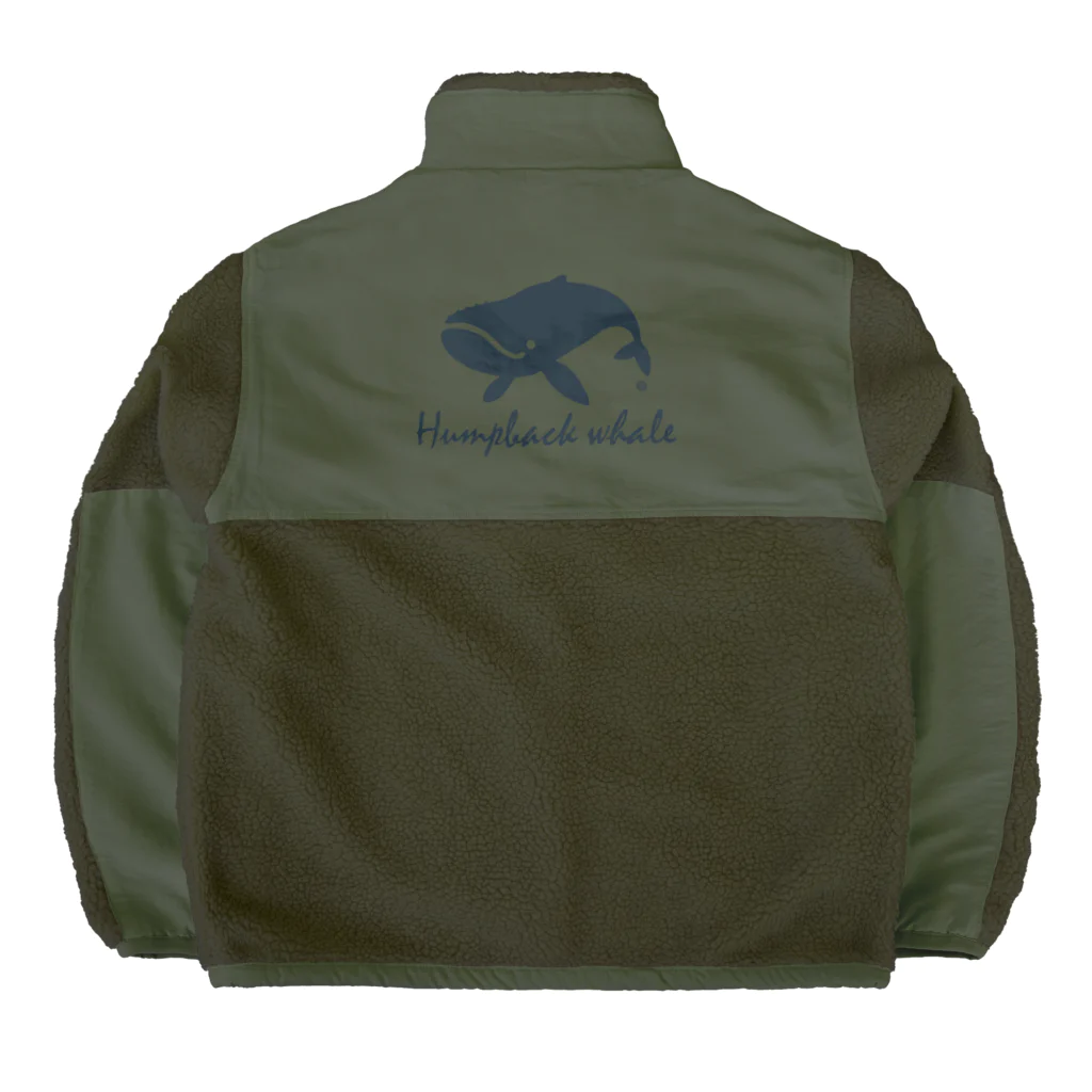 Atelier Pomme verte のHumpback whale22 Boa Fleece Jacket