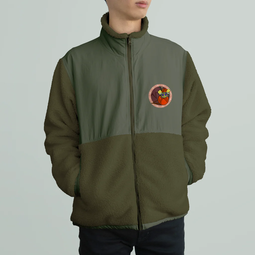 cosmicatiromのおひつじ座 パターン2・フルカラー Boa Fleece Jacket