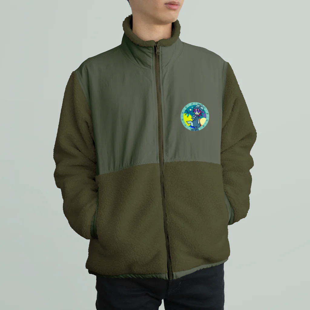 cosmicatiromのうお座 パターン2・フルカラー Boa Fleece Jacket
