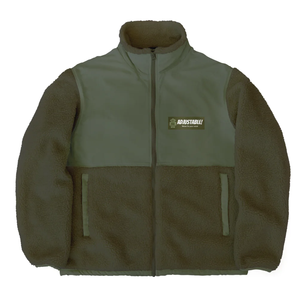 ADJUSTABLE! 公式のADJUSTABLE!公式グッズ Boa Fleece Jacket