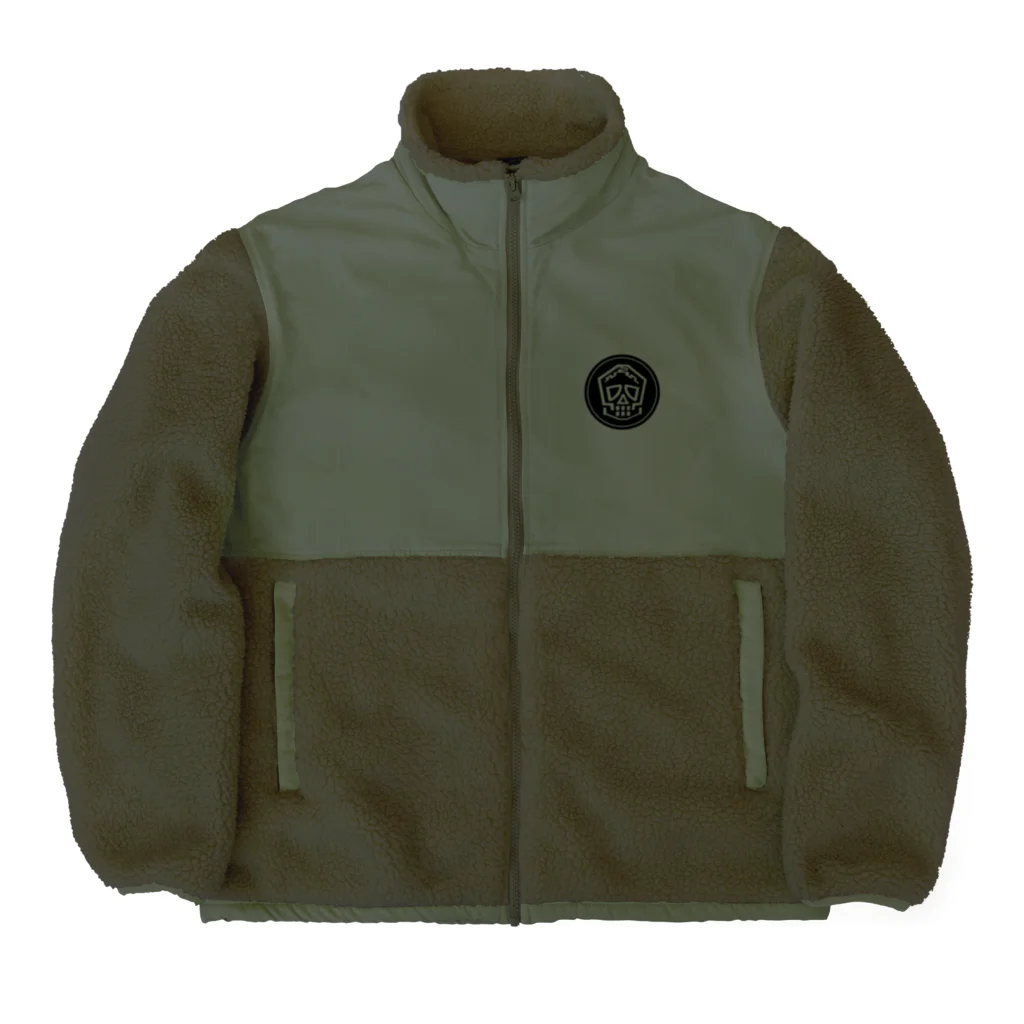 シャレコーベミュージアムのミュージアムロゴ3 Boa Fleece Jacket