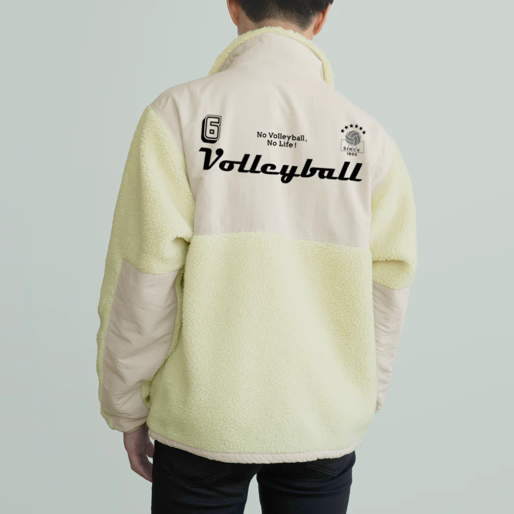 ShibuTのVolleyball(バレーボール) ボアフリースジャケット