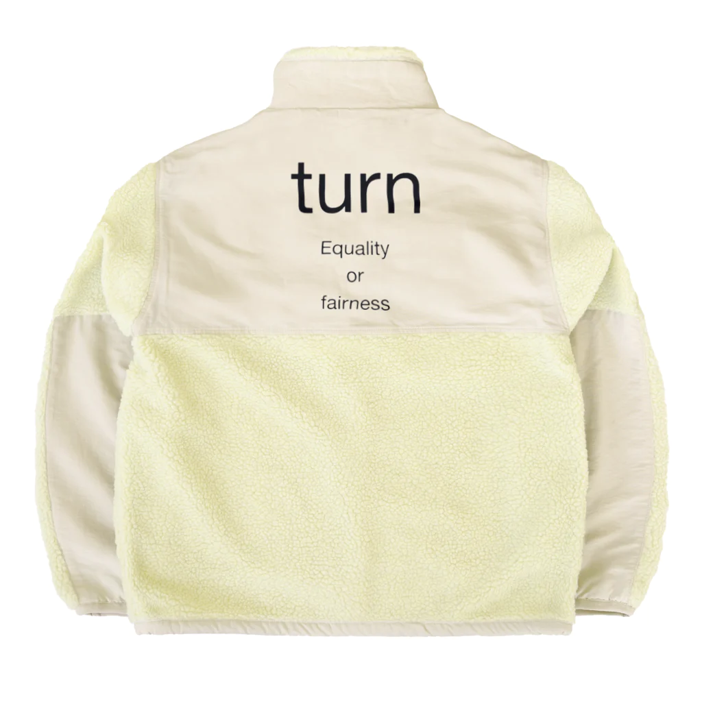 turnの牛 Boa Fleece Jacket