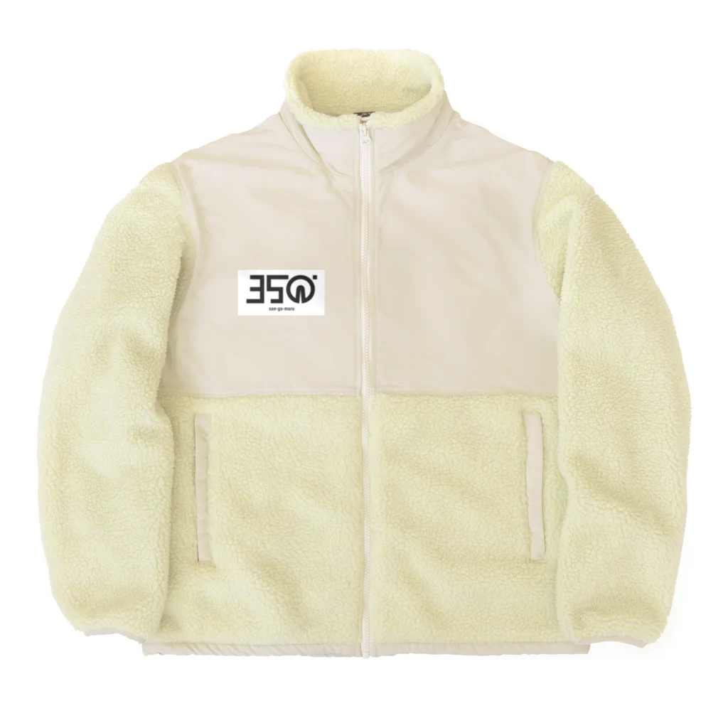 サンゴーマルのボア　ロゴフリース Boa Fleece Jacket