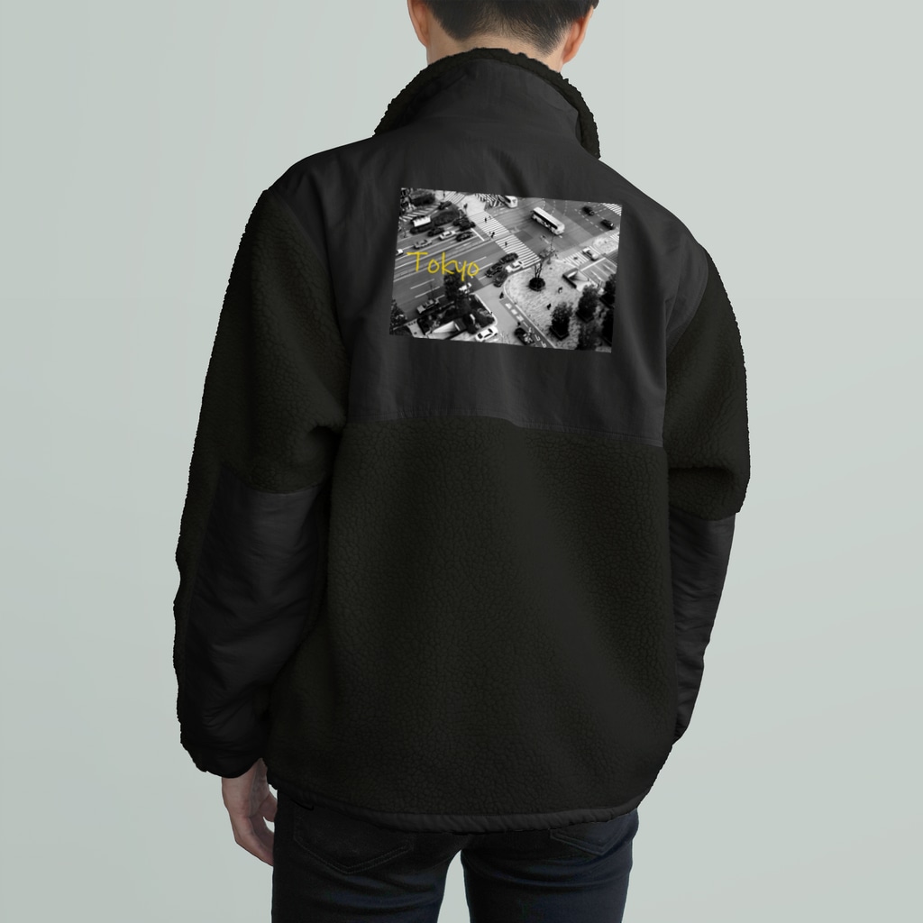 photo-kiokuの東京 Boa Fleece Jacket