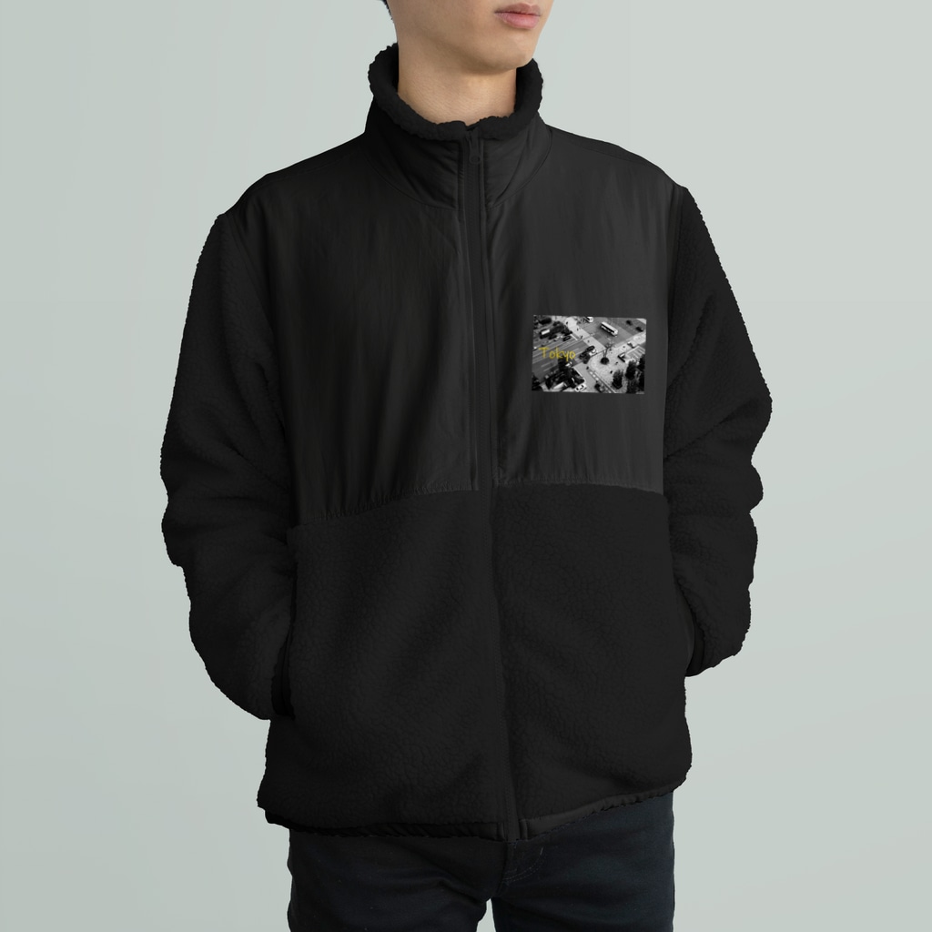 photo-kiokuの東京 Boa Fleece Jacket