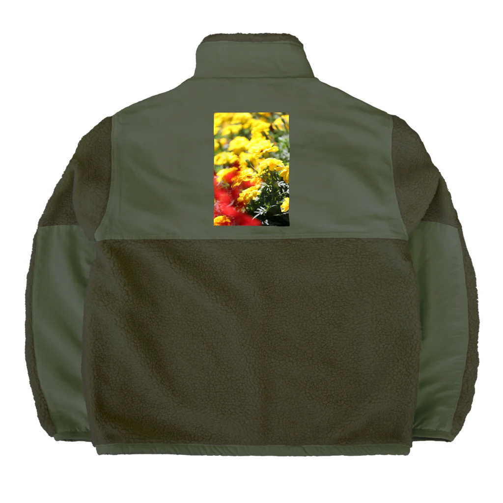 RAKUENのレッドゴールド♥ Boa Fleece Jacket