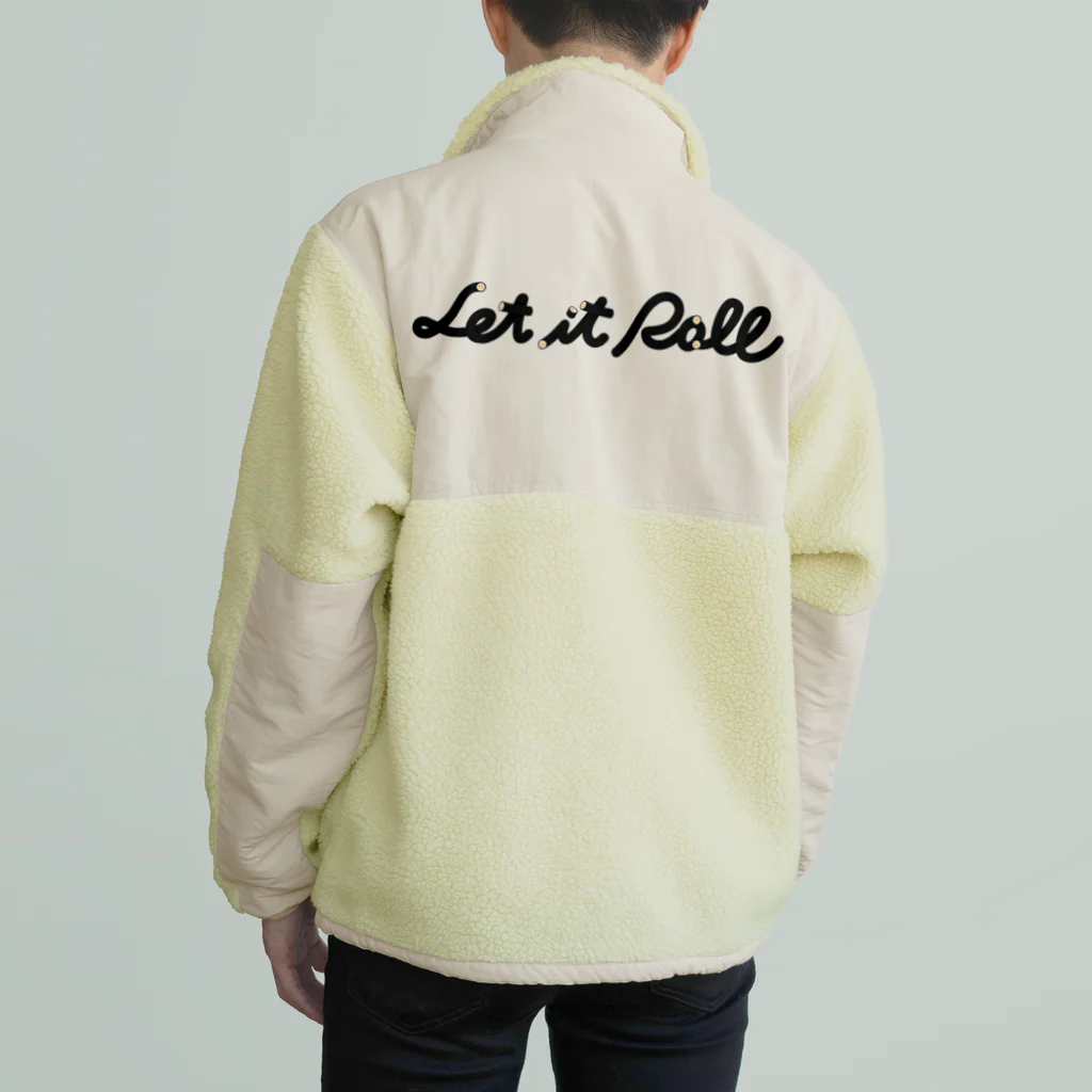 9bdesignのLet it Roll 巻寿司 Boa Fleece Jacket