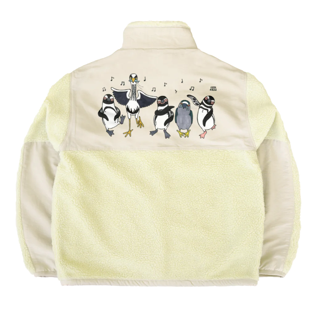 penguininkoのhappiness Dancing  Boa Fleece Jacket