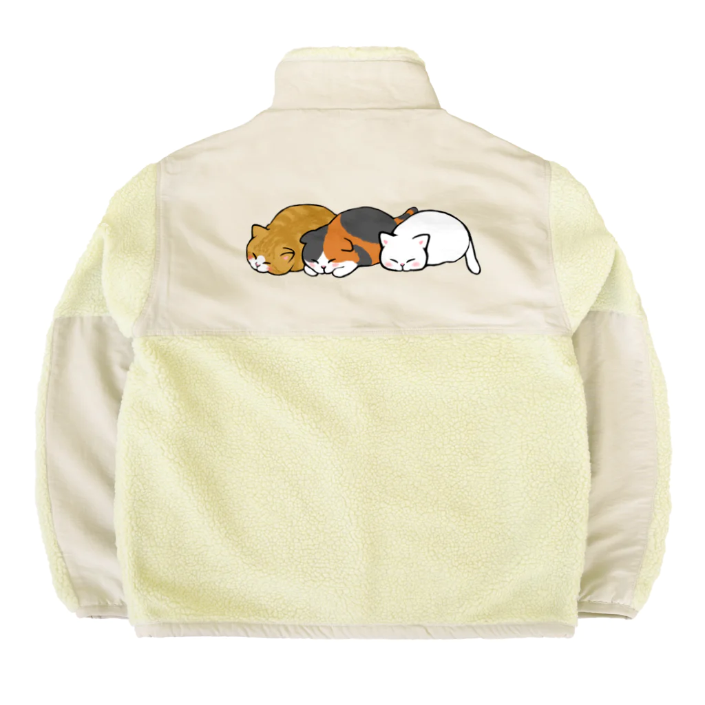 ふわにゃんshopのツチノコ☆キャッツ ボアフリースジャケット