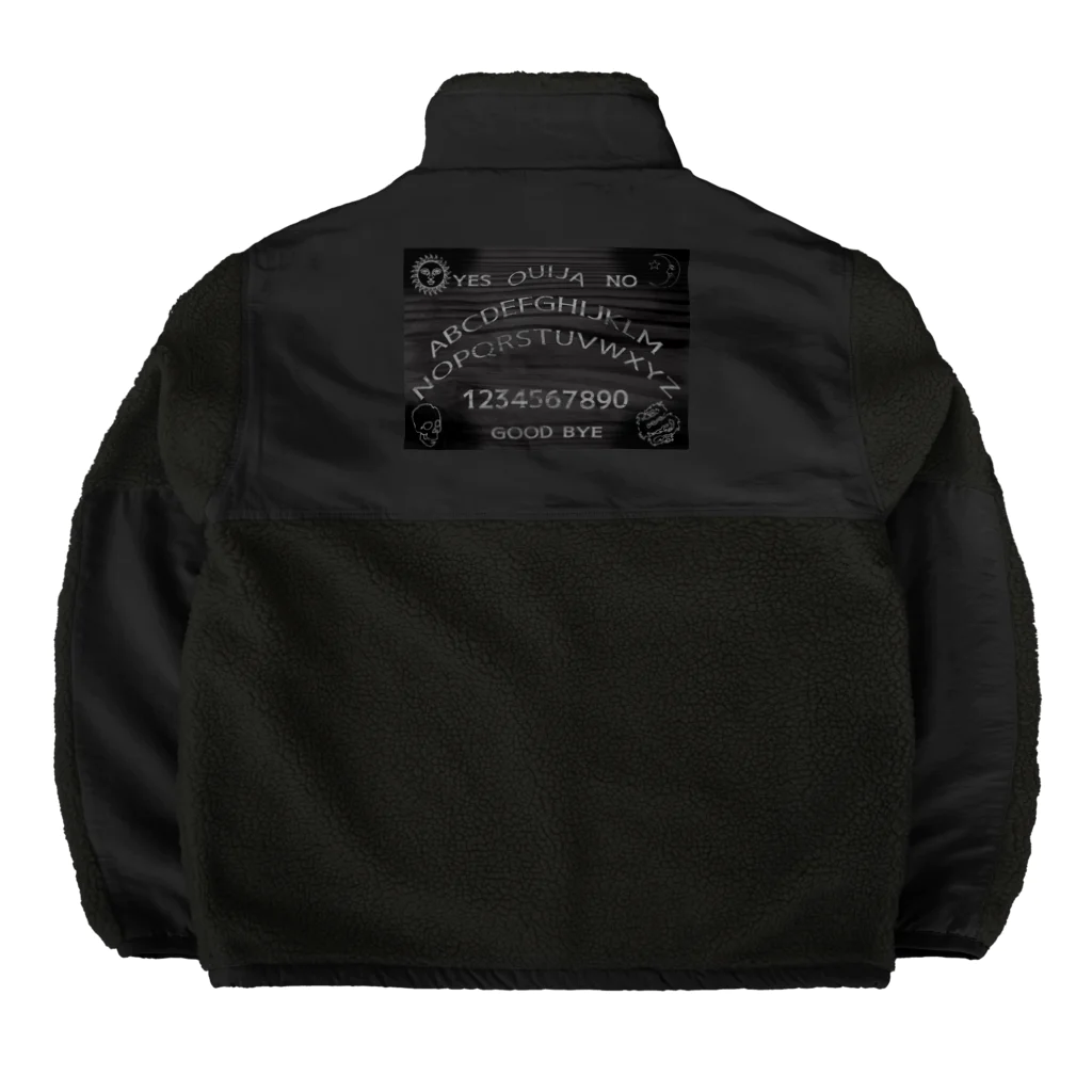 Ａ’ｚｗｏｒｋＳのBLACK OUIJA BOARD Boa Fleece Jacket