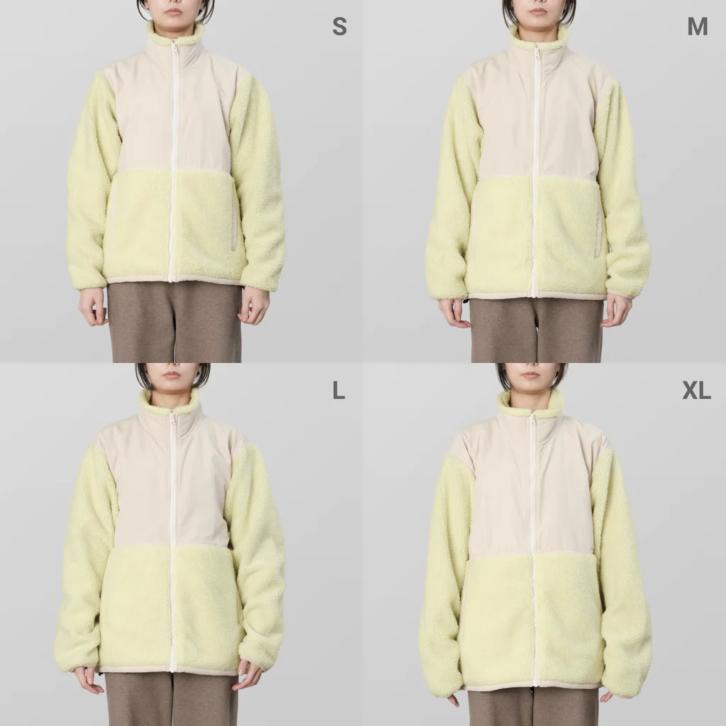 Ａ’ｚｗｏｒｋＳのHANGING VOODOO DOLL  CMYK Boa Fleece Jacket