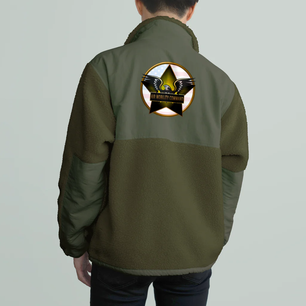 Ａ’ｚｗｏｒｋＳのアメリカンイーグル-AMC-THE STARS AND STRIPES WATERMARK Boa Fleece Jacket