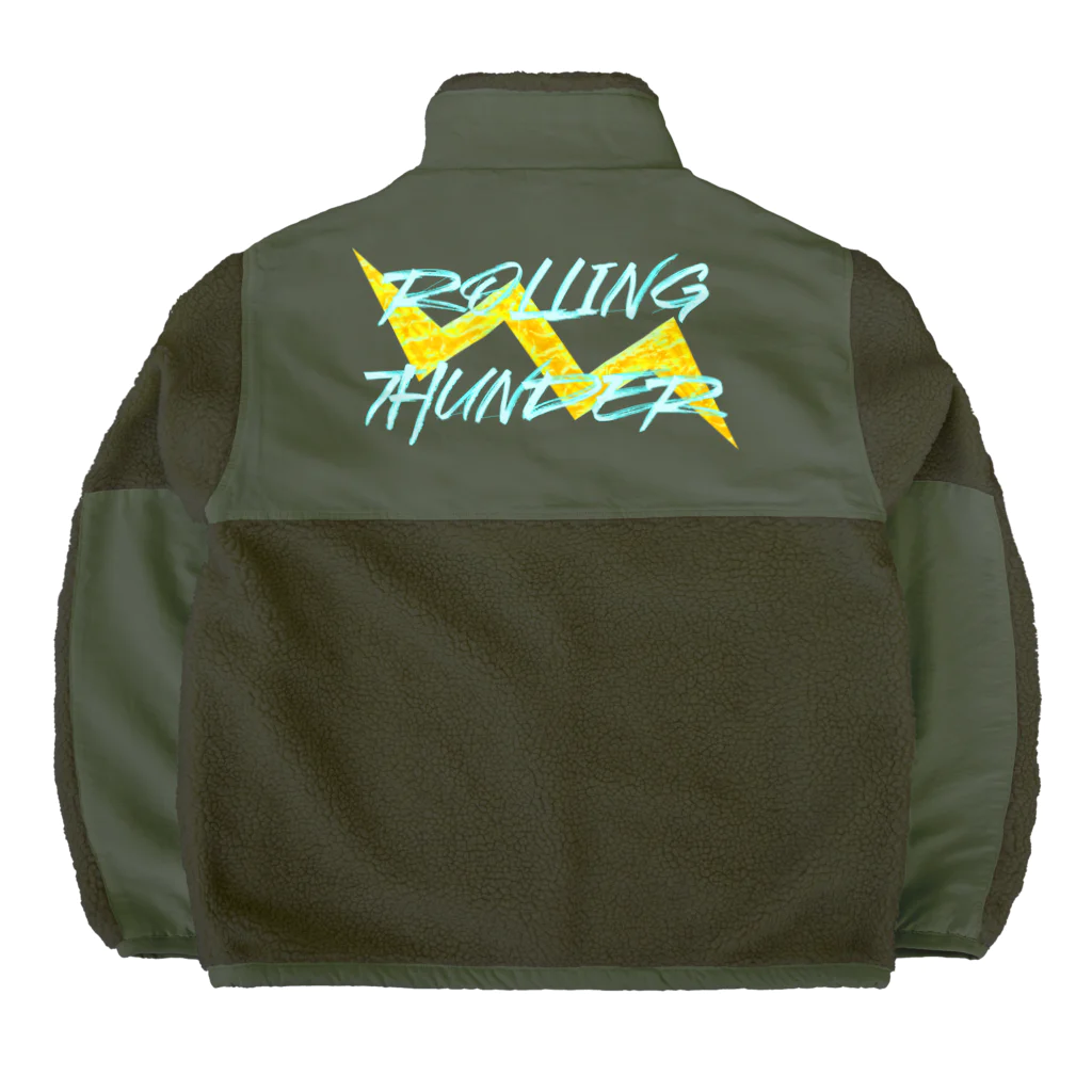 Ａ’ｚｗｏｒｋＳのROLLING THUNDER(英字＋１シリーズ) Boa Fleece Jacket