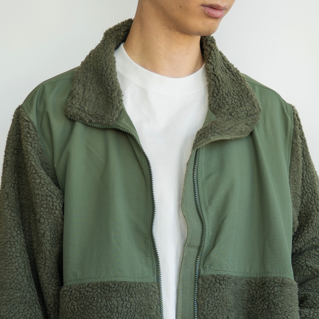 サイコパスちこ🐼の鉛筆マンのるんぺん Boa Fleece Jacket