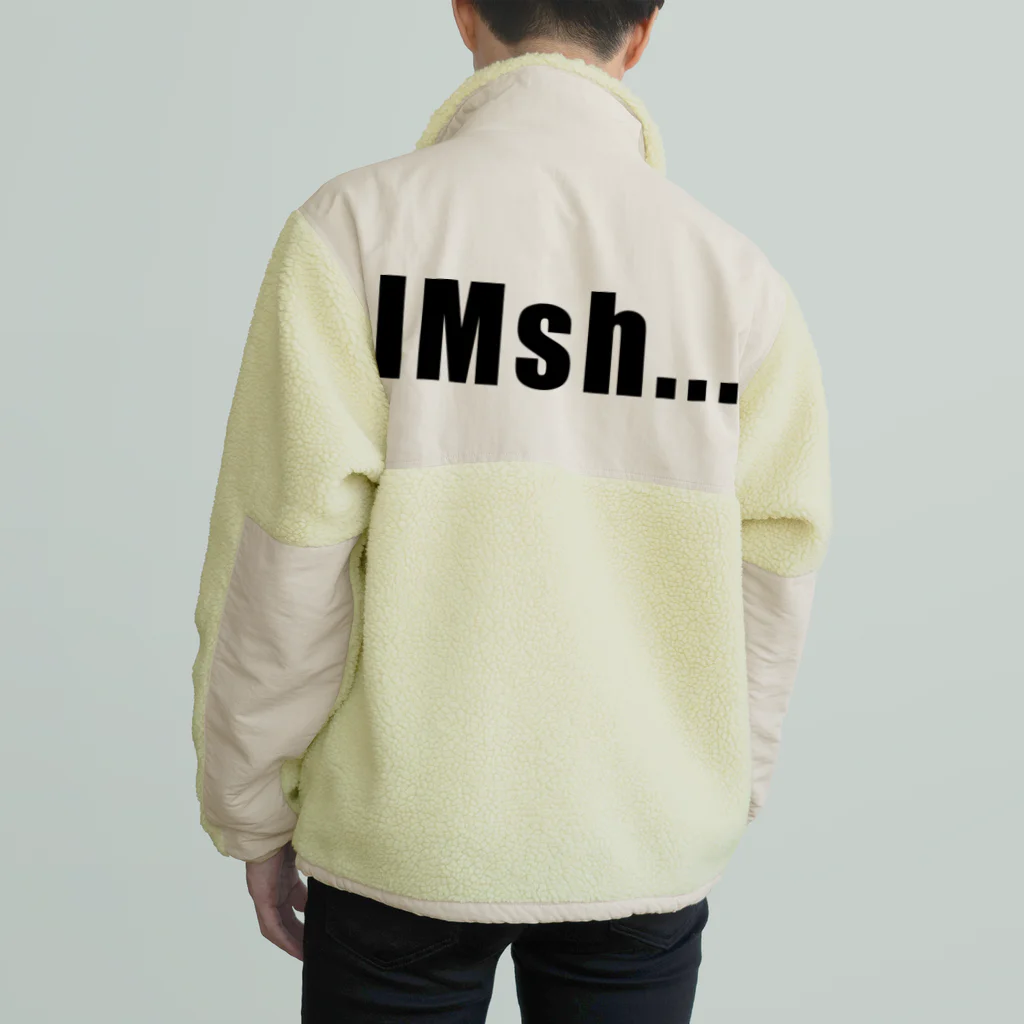 IMsh... OFFICIAL SHOPのIMsh... [ｱｲｴﾑｴｽｴｲﾁ] Basic logo ボアフリースジャケット