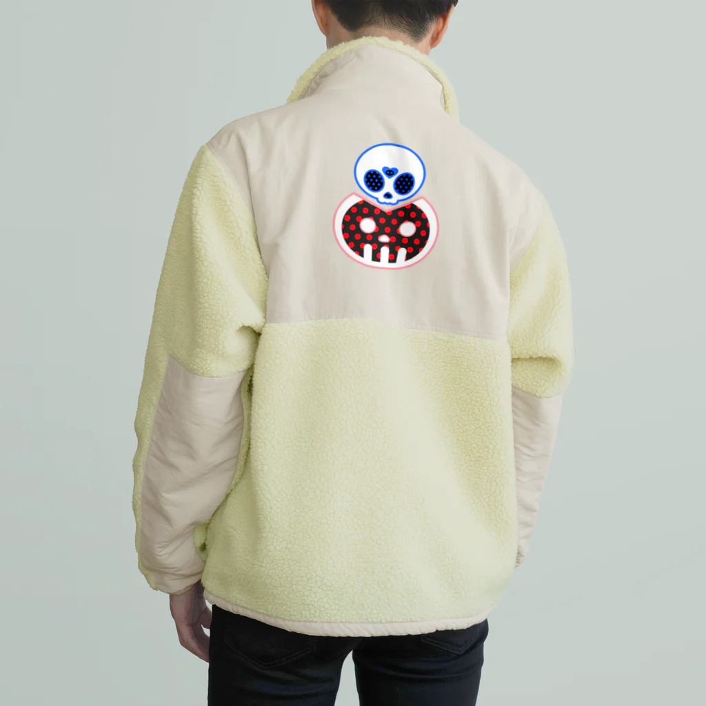 Ａ’ｚｗｏｒｋＳのどくろくんとどくろちゃん Boa Fleece Jacket