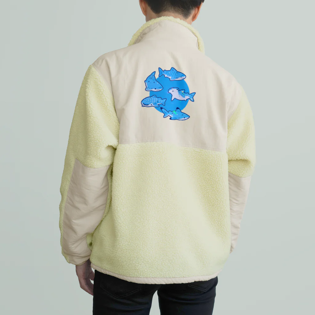 パンダマンのサメちゃん.com Boa Fleece Jacket