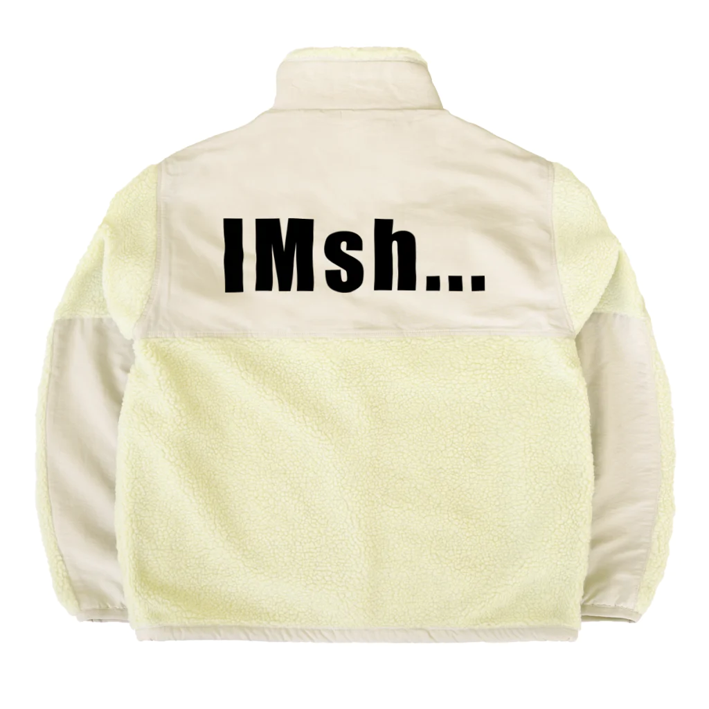 IMsh... OFFICIAL SHOPのIMsh... [ｱｲｴﾑｴｽｴｲﾁ] Basic logo ボアフリースジャケット