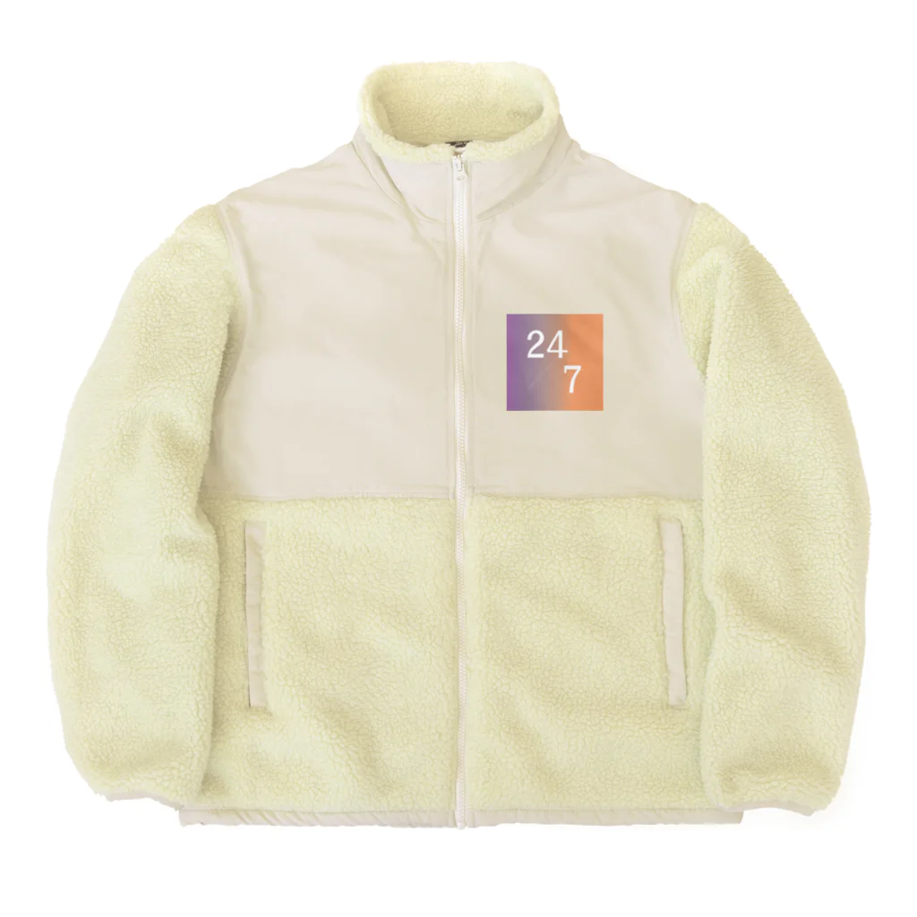 24_7のボアフリースジャケット Boa Fleece Jacket