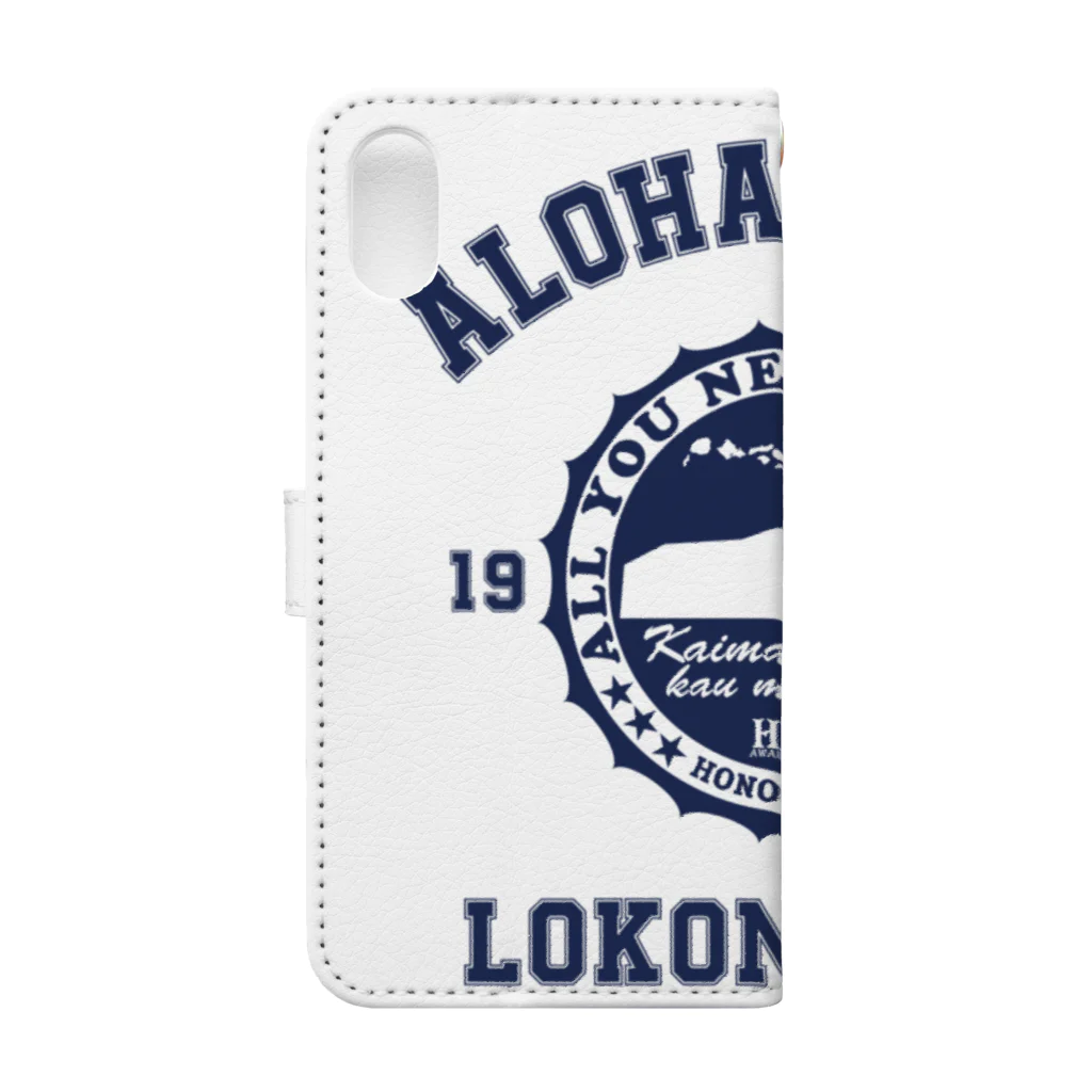 ハワイスタイルクラブのCOLLEGE STYLE  LOKOMAIKAI Book-Style Smartphone Case :back