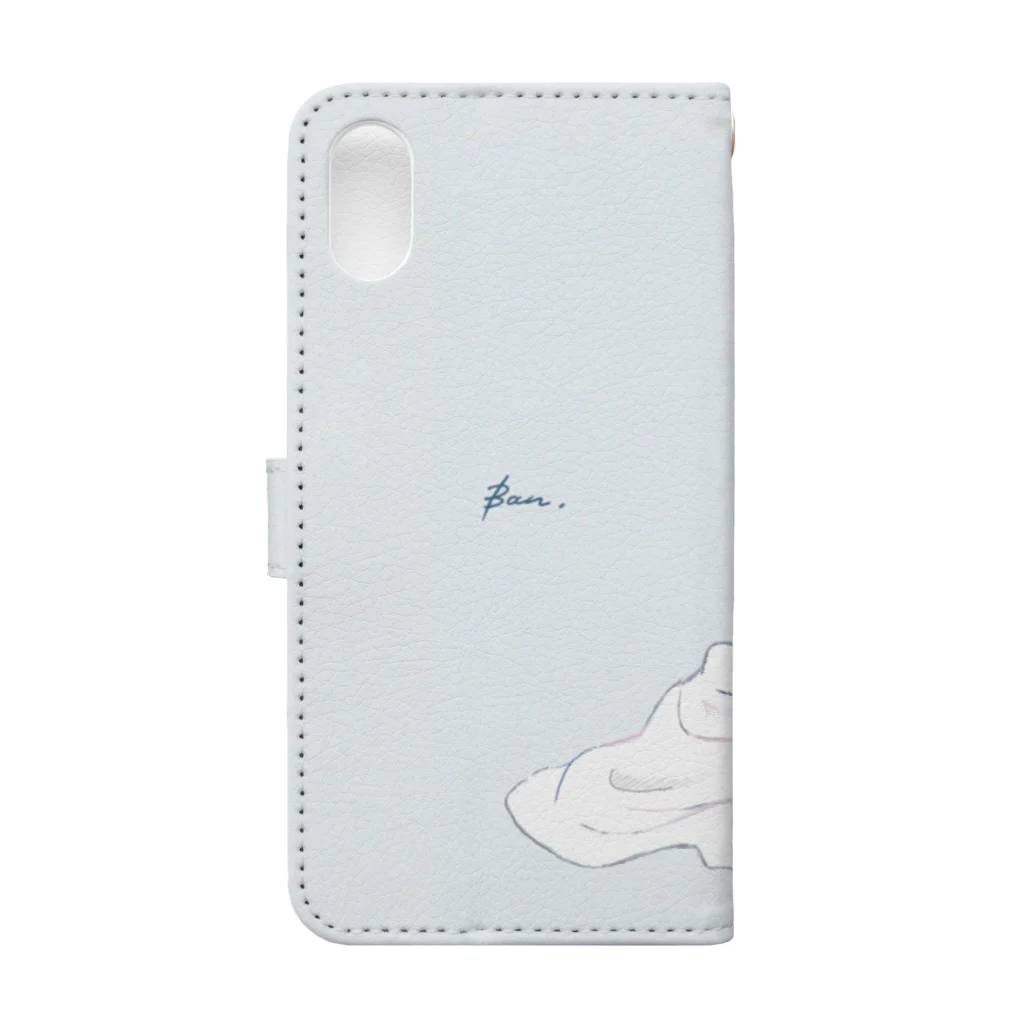 ban_goodsのhydrangea Book-Style Smartphone Case :back