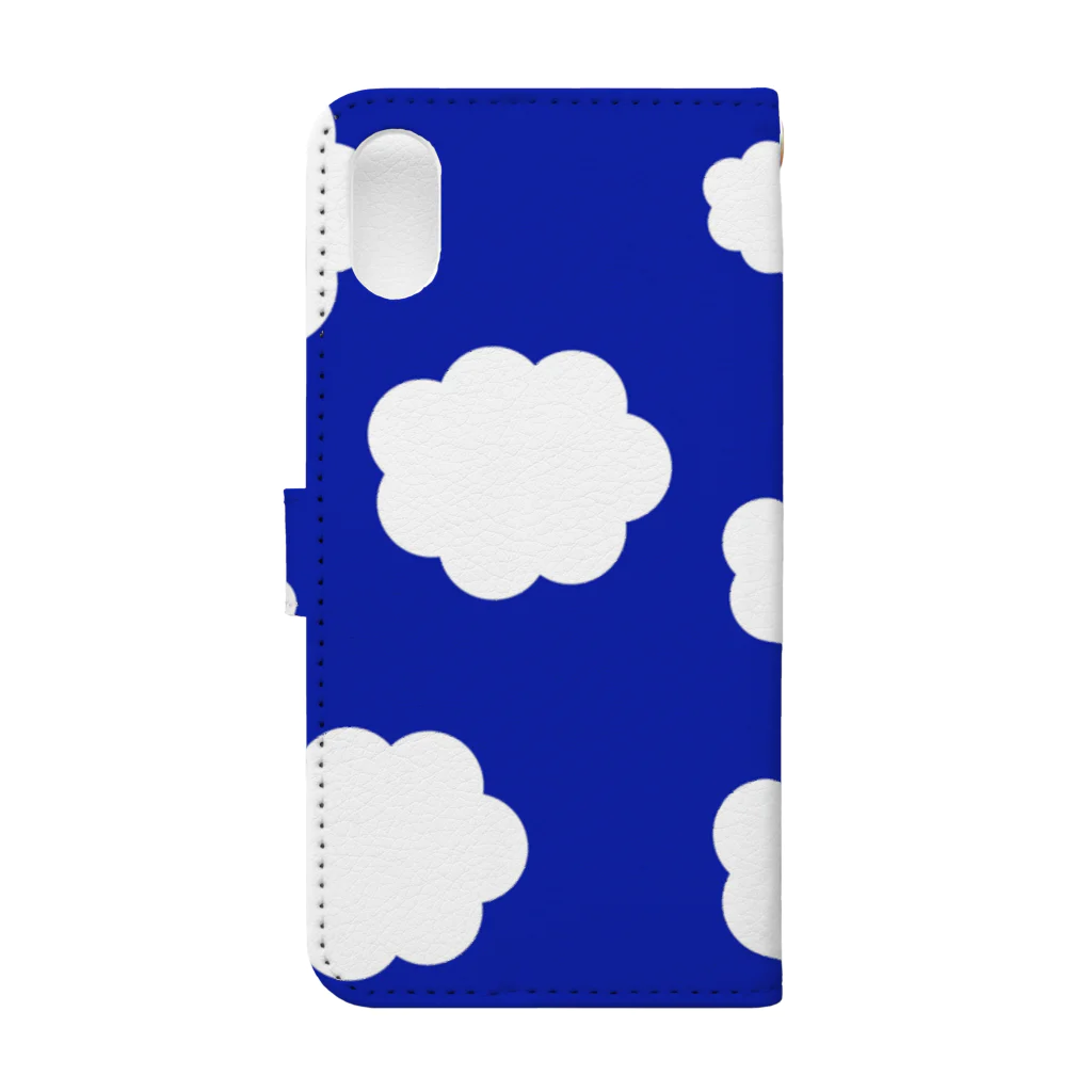 やっぱり青が好きのKUMO わいど Book-Style Smartphone Case :back