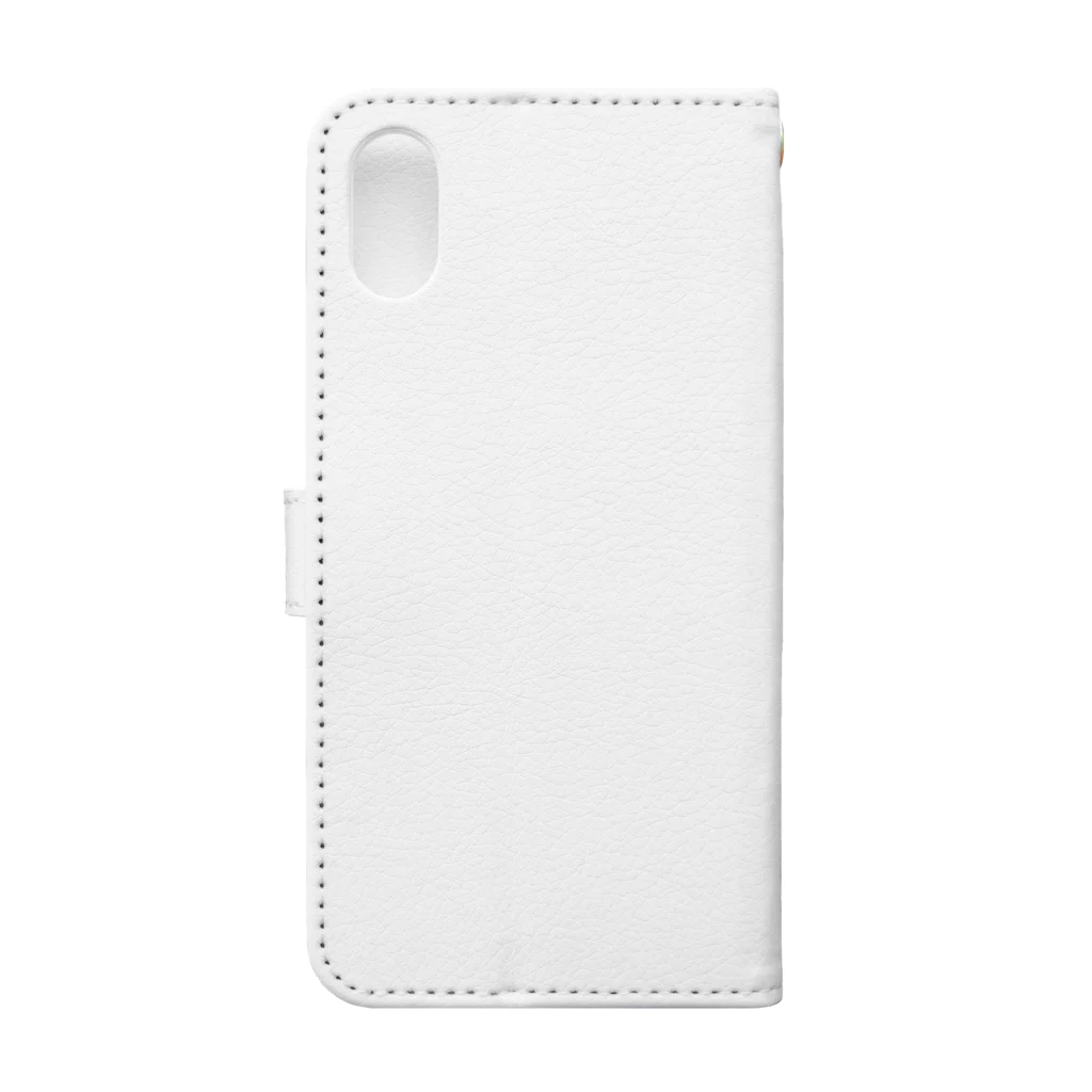 SOLID DAYS グッズショップのSOLID DAYS 2019 ボックスロゴ Book-Style Smartphone Case :back