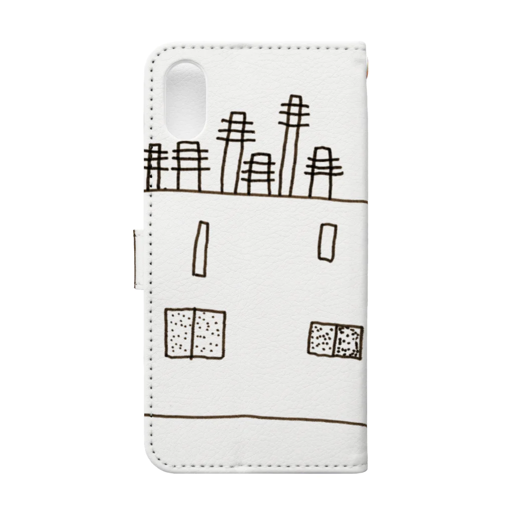 harutonoeのまちなみ　by harutonoe Book-Style Smartphone Case :back