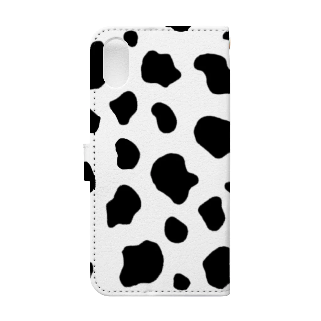 ЯMMRの牛さん🐄 手帳型スマホケースの裏面