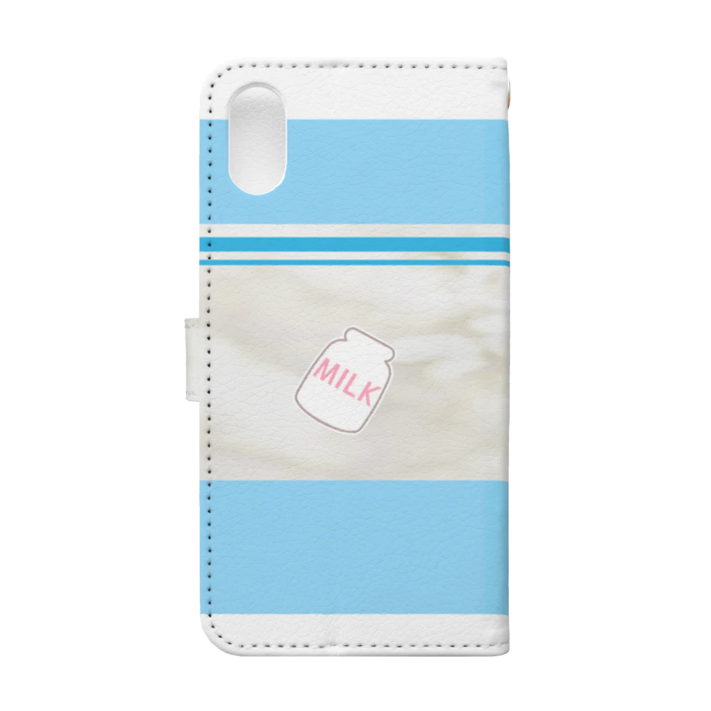 椎名めろん[melomelon]のFRESH MILK Book-Style Smartphone Case :back