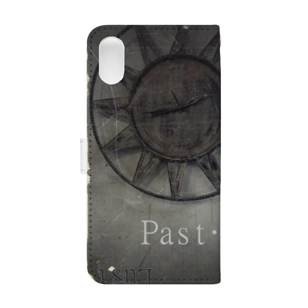 yellow-goodsの「Can't undo the past」 phone case Book-Style Smartphone Case :back