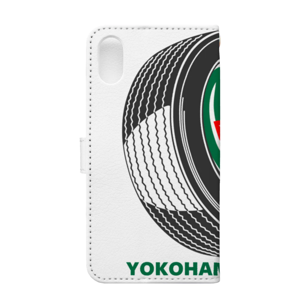 moCoのYOKOHAMA COFFEE Book-Style Smartphone Case :back