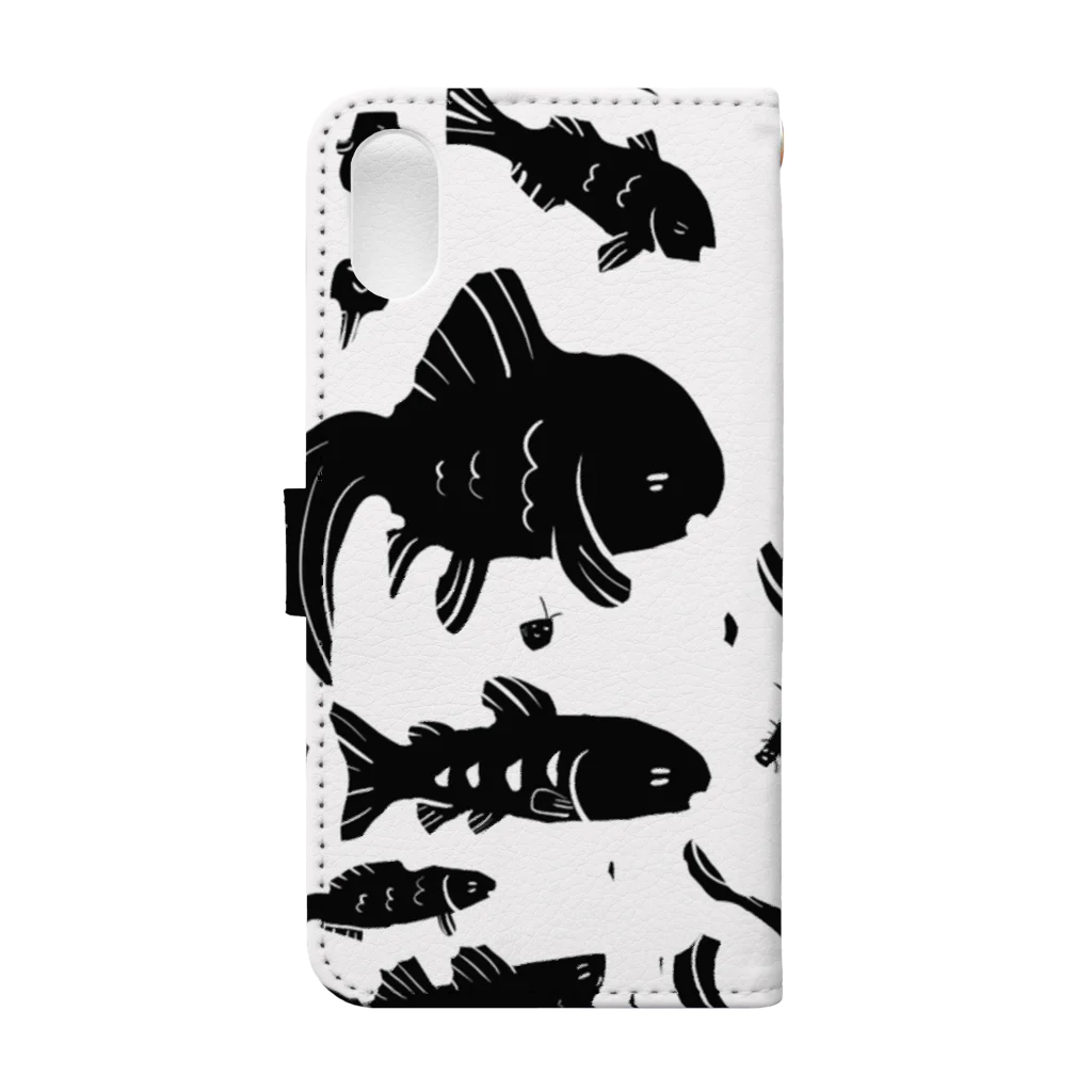 namoyono なもよののお魚シリーズ Book-Style Smartphone Case :back