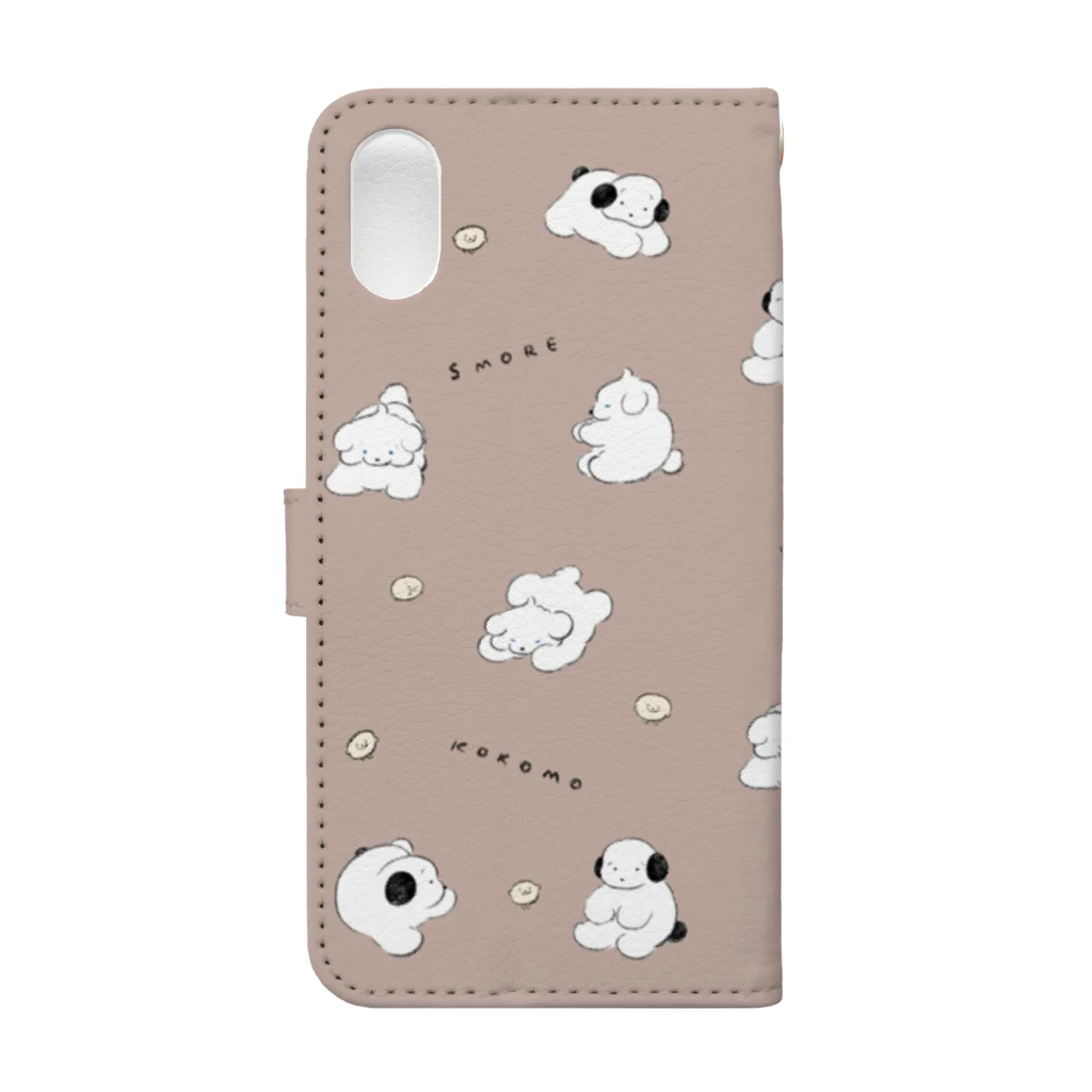 穂の湯のすてん・ころん Book-Style Smartphone Case :back