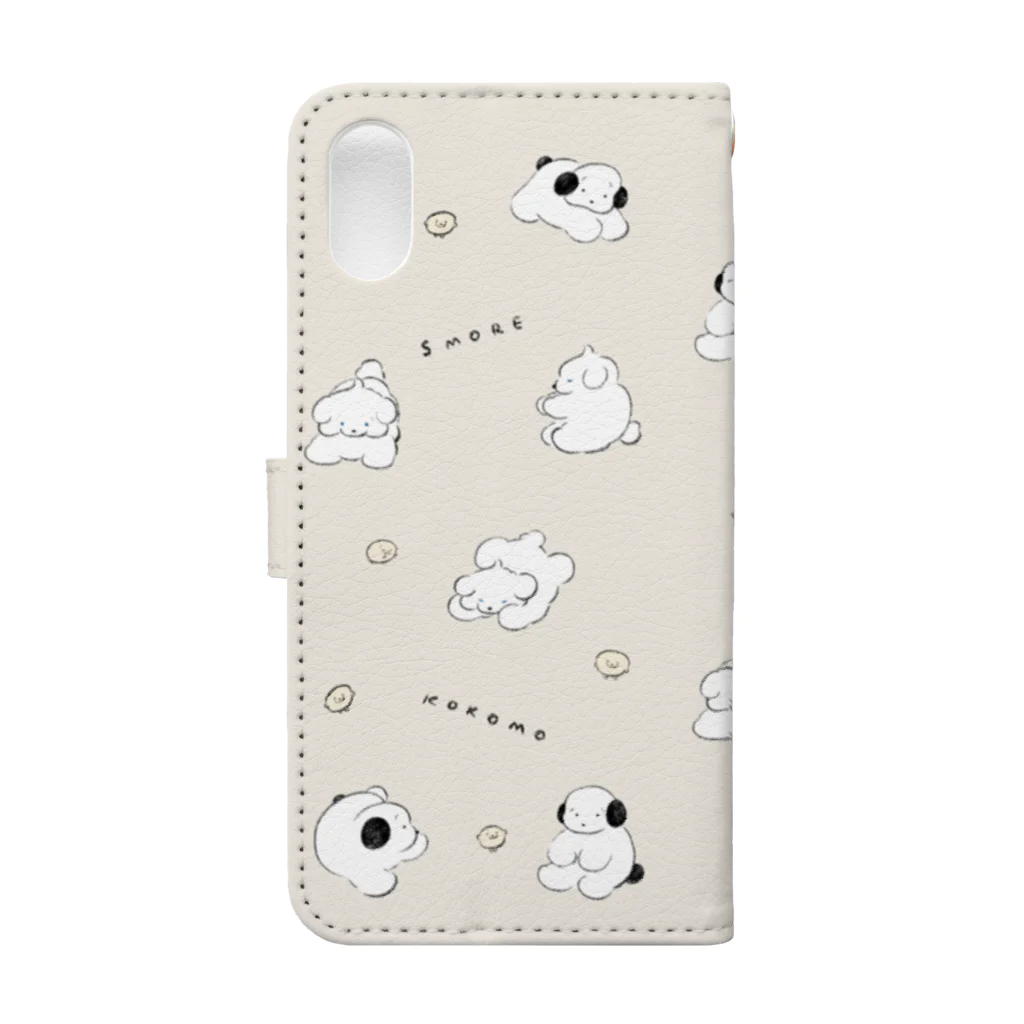 穂の湯のすてん・ころん Book-Style Smartphone Case :back