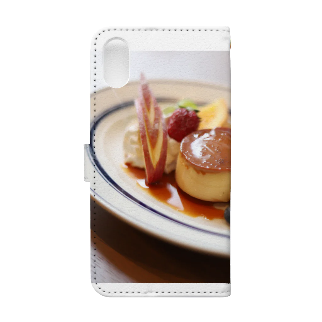 神保町ブックセンターのプリンアラモード Book-Style Smartphone Case :back