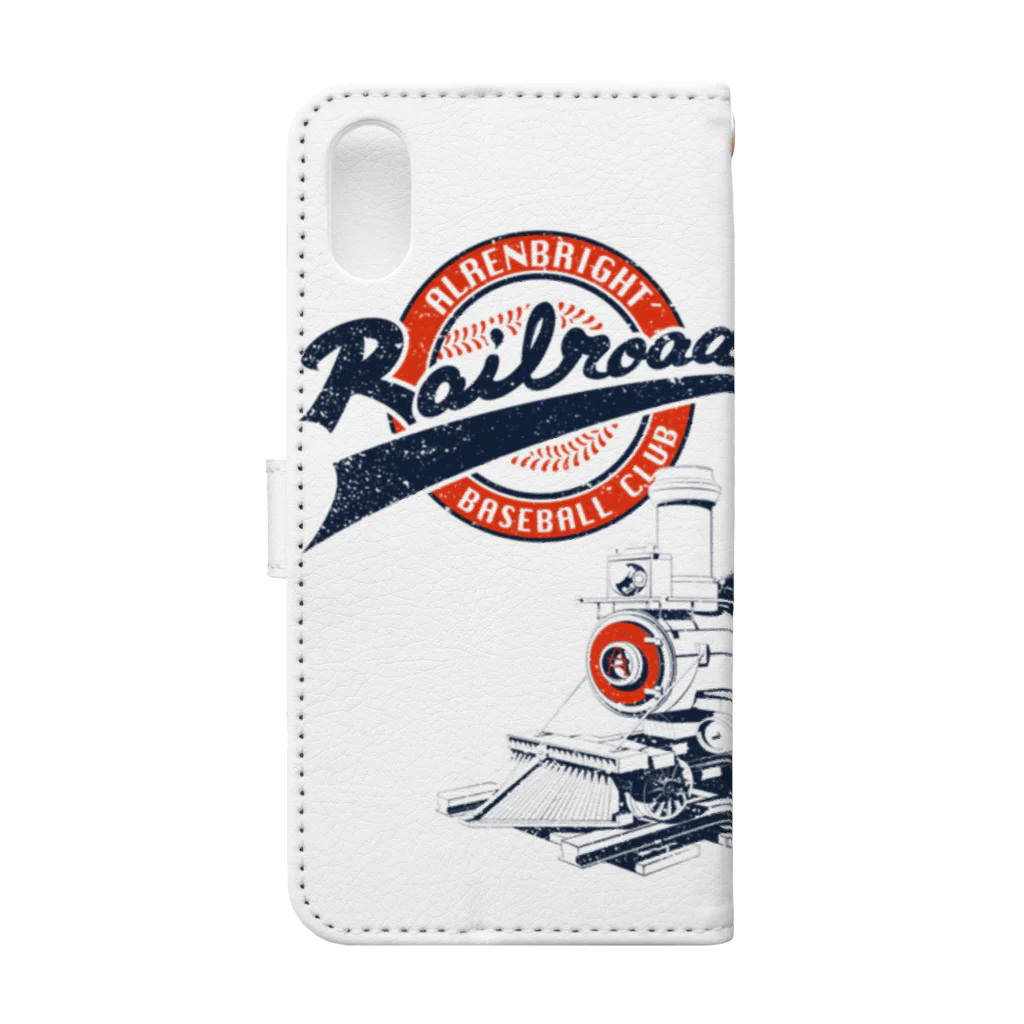 PoooompadoooourのRailroads　お猿さん【グランジ】 Book-Style Smartphone Case :back