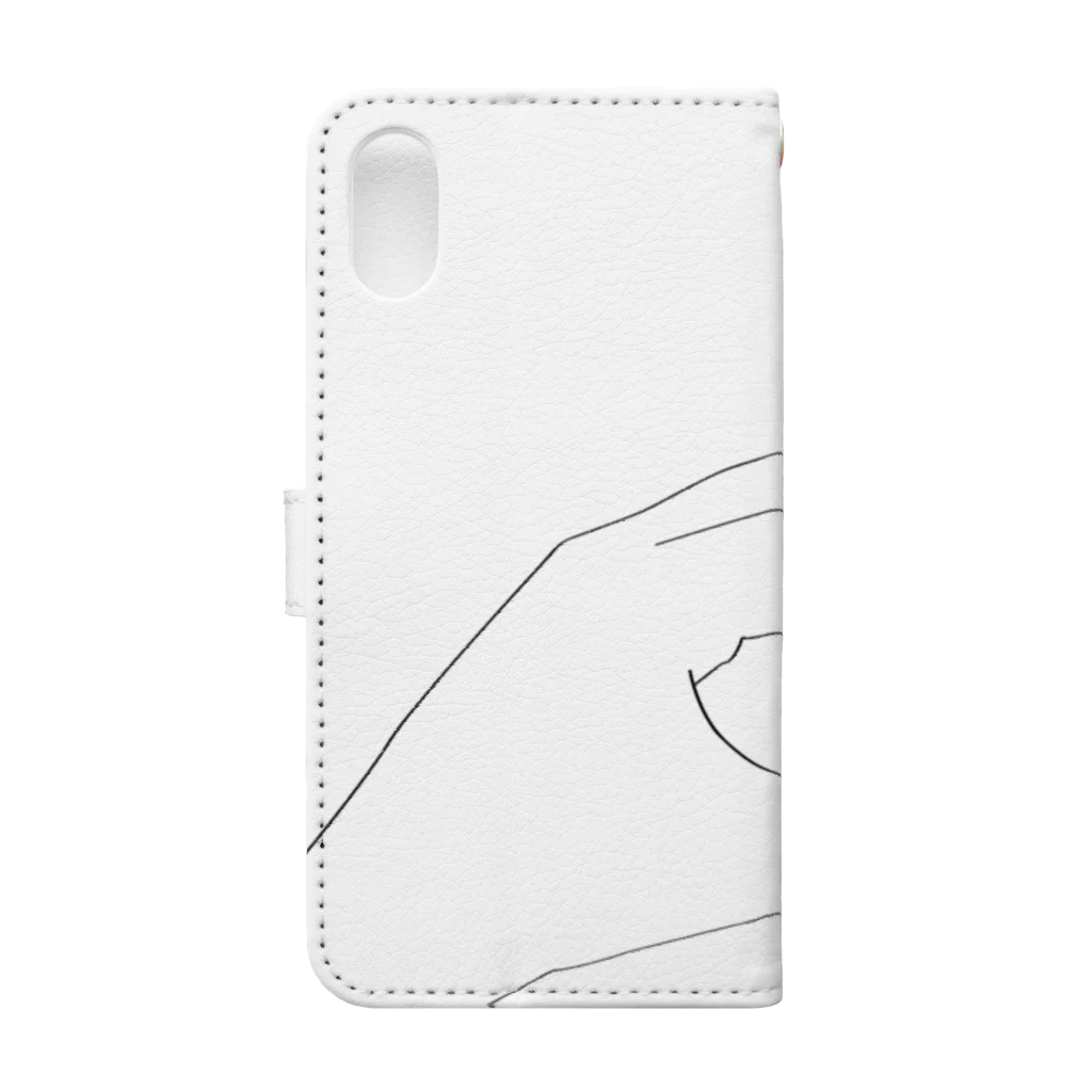 くろすぼーん。のsemai sekai Book-Style Smartphone Case :back