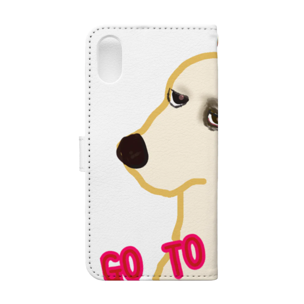 DOGLABのGo to LAB Book-Style Smartphone Case :back