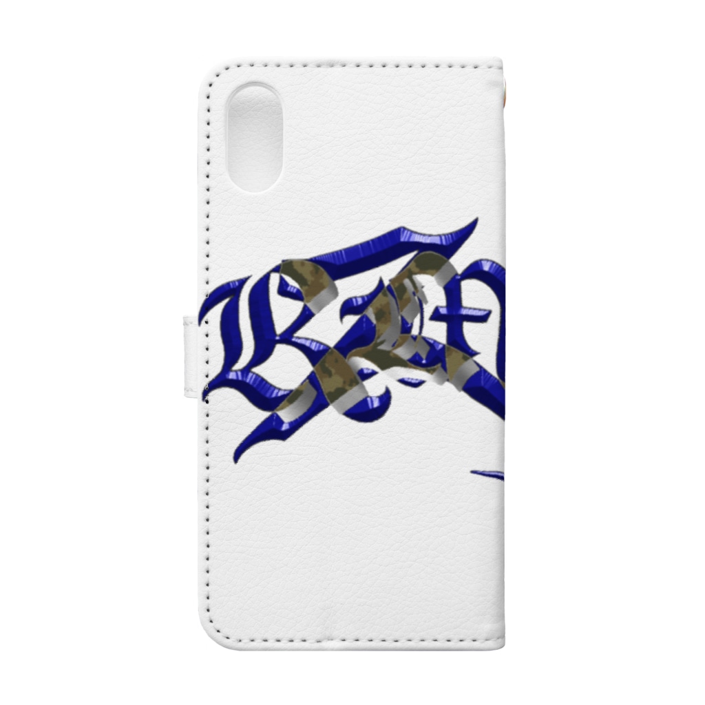 RMk→D (アールエムケード)の3D ロゴ Book-Style Smartphone Case :back