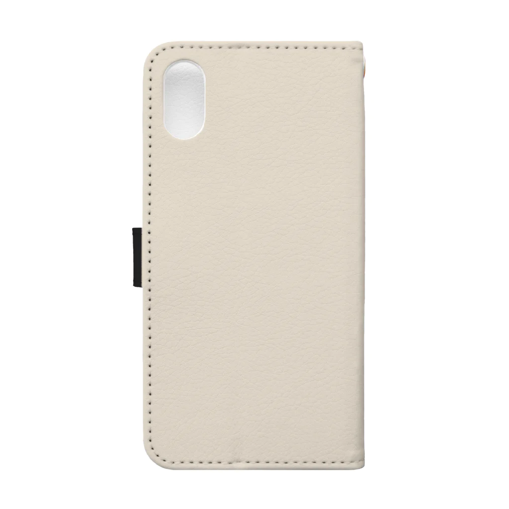 sachomrockのぱんだるまん XS用 Book-Style Smartphone Case :back