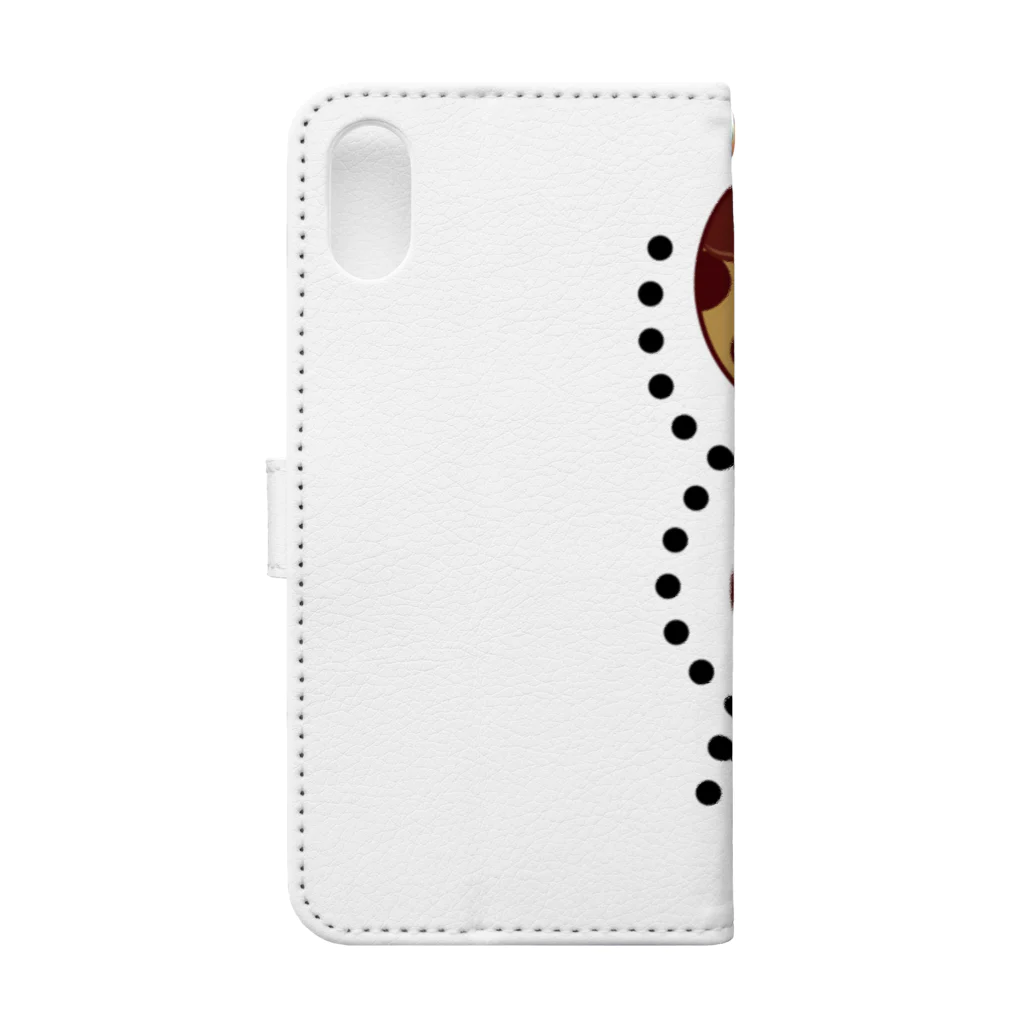 【Chocoa】-チョコア-のChocoa. 3色だんご♪ Book-Style Smartphone Case :back